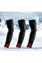 black Cycling Arm Sleeve UV Protection Ice Silk Arm Cover Breathable Quick Dry Cooling Riding Sleeve