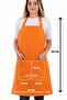 Simple kitchen apron with adjustable strap - 6