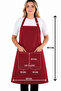 Simple kitchen apron with adjustable strap - 6