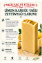 Lemon Peel Oil Turmeric Olive Oil Soap (1 Piece), Handmade Natural Soap with Turmeric Additive