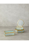 Glossy Glass Decorative Box Gold - 4