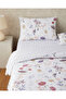 Misty Dream Digital Printed Easy-Iron Double Size Bed Sheet Duvet Cover Set 200X220 cm Purple - 2