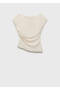 Modal Asymmetric Collar Blouse - 3