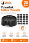 Folluk Pigeon Folluk Oval 20 Pieces Nest Plastic Egg Cup Pigeon Nest Coop Equipment Supplies