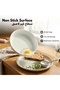 8-Inch Ceramic Nonstick Fry Pan, PFAS-Free Coating, Healthy Cooking Frying Pan - Cream - 3