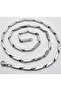 سلسلة نموذج مثلث مكعب من الفولاذ للرجال من Lifair Accessory