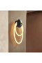 إنارة جدارية LED مودرن | تصميم أسود أنيق - إضاءة شمسية 4000K - 3