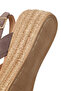 Women's Mink Buckle Wedge Heeled Suede Leather Sandals 26Sfd362010 - 8