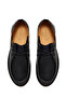 Men's Black Lace-Up Leather Casual Shoes 26Sfd6976Ft - 4