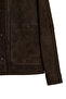Zapata Men's Brown Suede Leather Shirt Jacket 26Sgd660210 - 8