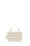Women's Cream Knitted Crossbody Bag 26Sbd281829 - 5