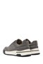 Men's Gray Lace-Up Thick Sole Sports Shoes, Nubuck Genuine Leather Sneaker 25Sfd6110V3 - 5