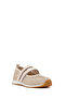 Women's Beige Strappy Suede Leather Ballerinas 26Pfd221010 - 7