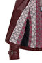 Paloma Women Burgundy Short Oversized Biker Leather Jacket 25Wgd5608Ve - 5