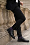 Men's Black Lace-Up Leather Classic Shoes 26Sfd664318 - 2