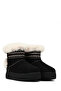 Women's Black Thick Soled Suede Teddy Boots 25Wfe402410 - 2
