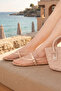 Women's Beige Mesh Ballerinas 26Pfd44166F - 2