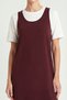 Mini T-Shirt Dress Double Modal Set Lnt0040 Mürdüm - 4