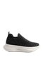 Zri̇n-707 Black and White Knitwear Faillant Sole Slip-On Stone Women's Sports Shoes - 4