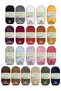 Panda • Black (3087) • 5-Pack × 100Gr/120M • Velvet Hand Knitting Yarn • Amigurumi Punch Yarn - 4