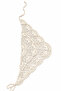 Hand Knitted Lace Bandana - Summer Bohemian Cotton - 3