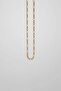 Men's Figaro Steel Necklace Gold