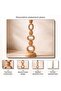 Fia Teakwood Abstract Decor Accent 10x10x37cm - Natural - 5