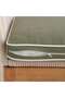 Timeless Strip Seat Cushion 58x58x5cm Zipper Closure 240 Gsm High Qulity Mackintosh Pp Fabric - 2