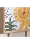Playful Lion Wall Art 31.8x41.8cm - Yellow - 2