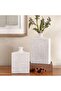 Almas Polyresin Decor Vase 13x4.5x19cm - Beige - 3