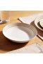 Armona 30-piece Porcelain Dinner Set - Brown - 6