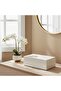 Arya Resin Decor Box 23x15x8cm - White