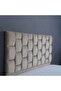 DIANA QUEEN BED VELVET BEIGE 160X200 CM - 4