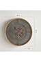 Hadron Metal Gear Wall Clock Dia 60cm - Brown - 8