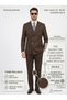 Men's Double Breasted Straight Slim Fit Wide Collar Italian Cut Suit