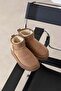 Salvador Women's Furry Thick Sole Suede Ankle Boots Mink