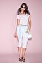 Fitted Off-Shoulder Ribbed Camisole Short Sleeve T-Shirt H1787Ax26Sm - 2