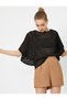 Crew Neck Short Sleeve T-Shirt with Mesh Detail