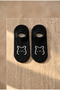 Children's Teddy Bear Patterned Invisible Ballerina Socks - 2