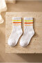 Girl's 3-Piece Derby Socket School Socks Neon Mix - 4