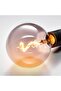 MOLNART LED bulb E 27 140 lumen, globe grey clear glass, 125 mm - 2