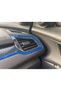 10Th for Honda Civic Fc5 Fk7 2016-2021 Nesil Panel Carbon Finish 11 Pieces Blue Details - 4