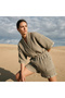 Waffle Woven Kimono & Shorts Set