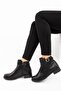 Black Crocodile Women's Boots E726490009