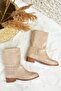 Skin Suede Flat Sole Daily Women's Boots L726597702 - 6