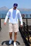 Beige Adjustable Waist Pocketed Short Men's Shorts 6544