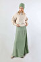 Mint Upright Pleated Knitwear Skirt - 3