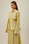 Windbreaker Linen Skirt Set Butter Yellow - 5
