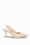 Nola Women's Pointed Toe Open Back Thin Heeled Shoes 1122 - 6