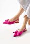 Cenya Fuchsia Satin Ballerina Shoes